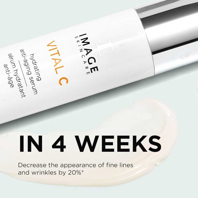 IMAGE Skincare, VITAL C Hydrating Face Serum, with Vitamin C and Hyaluronic Acid, to Brighten, Tone and Smooth Appearance of Wrinkle4 IMAGE Skincare, VITAL C Hydrating Face Serum, with Vitamin C and Hyaluronic Acid, to Brighten, Tone and Smooth Appearance of Wrinkle
