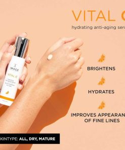 IMAGE Skincare, VITAL C Hydrating Face Serum, with Vitamin C and Hyaluronic Acid, to Brighten, Tone and Smooth Appearance of Wrinkle
