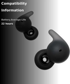 Sony LinkBuds Open Truly Wireless Earbud Headphones with an Open-Ring Design for Ambient Sounds and Newly Developed Air Fitting Supporters, Black