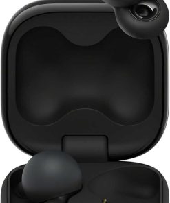 Sony LinkBuds Open Truly Wireless Earbud Headphones with an Open-Ring Design for Ambient Sounds and Newly Developed Air Fitting Supporters, Black