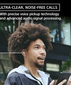 Sony LinkBuds Open Truly Wireless Earbud Headphones with an Open-Ring Design for Ambient Sounds and Newly Developed Air Fitting Supporters, Black