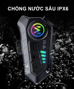 Tai nghe liên lạc bluetooth gắn mũ bảo hiểm chống nước ipx6 tiện dụng