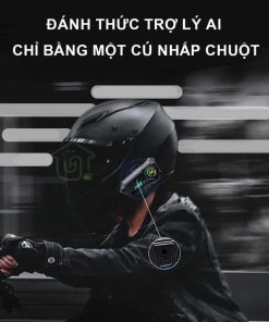 Tai nghe liên lạc bluetooth gắn mũ bảo hiểm chống nước ipx6 tiện dụng