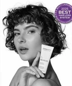 ZENAGEN Revolve Women's Travel Kit | Shampoo + Conditioner for Fine & Visibly Thin Hair, Promotes Thicker Fuller Hair, Plant-Based Formula, Color-Safe, Vegan