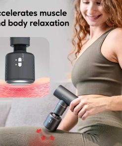 arboleaf Thermacool Massage Gun Deep Tissue with Heat and Cold Head, Full-Metal Electric Portable Hand Held Massager Gun for Back, Body Sore Muscles, Pain Relief