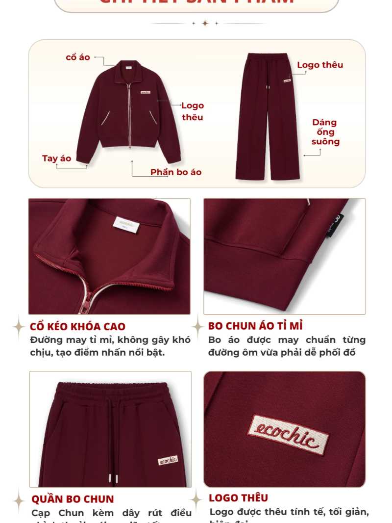 Set Bộ ECOCHIC AURORA GRACE – Sang trọng, tinh tế và cực kỳ tôn dáng1 Set Bộ ECOCHIC AURORA GRACE – Sang trọng, tinh tế và cực kỳ tôn dáng