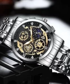 Đồng Hồ Nam Kinh Doanh Ch&iacute;nh H&atilde;ng Thời Trang Đẹp