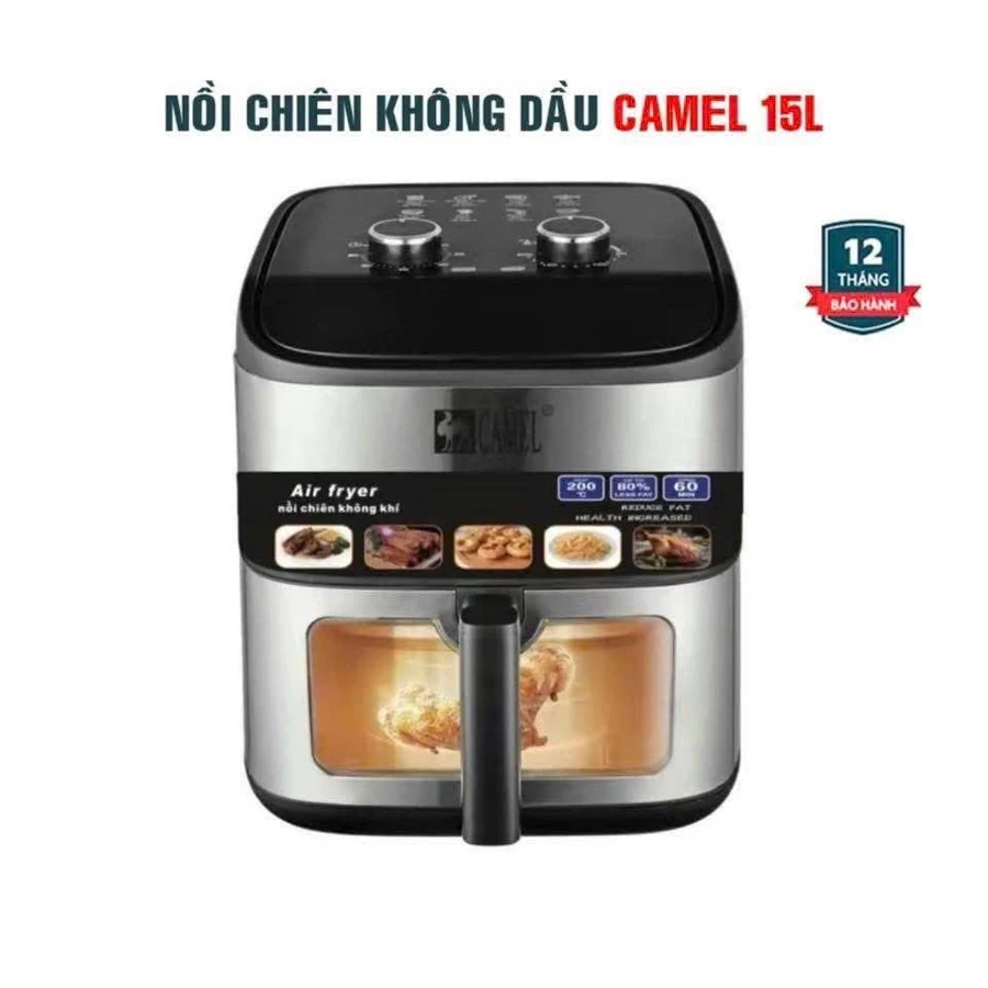 Nồi chiên không dầu Camel 8 Nồi chiên không dầu Camel 9