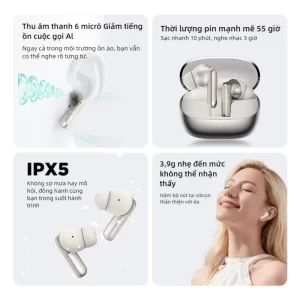 Tai Nghe Bluetooth Miniso MS106 Nhỏ Gọn Âm Thanh Sống Động