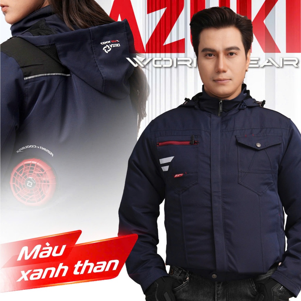 Chi tiết thiết kế Áo Điều Hòa Azuki