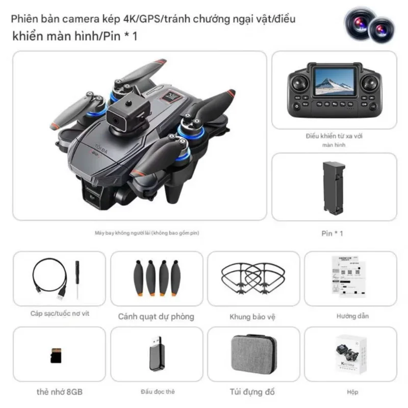 Chi tiết Flycam K812 Pro Max