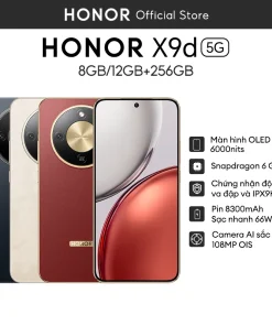 Điện Thoại HONOR X9d 5G 8GB/12GB + 256GB/512GB | Pin 8300mAh | Camera AI OIS 108 MP | BH 24 Tháng