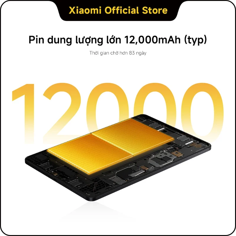 POCO Pad M1 pin 12000mAh
