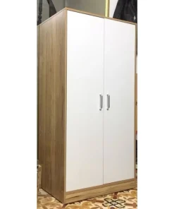 Tủ Quần Áo 2 Cánh Gỗ MDF Lắp Ghép Phong Cách Hiện Đại Đa Năng