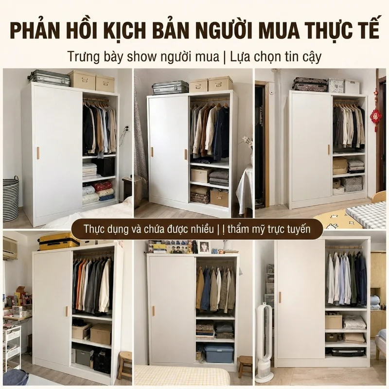 Tủ quần áo đa năng treo đồ