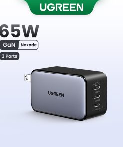 Sạc nhanh UGREEN Nexode 65W GaN 3 cổng